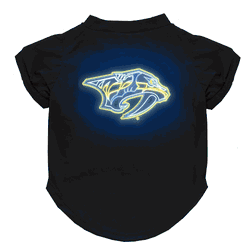 Nashville Predators Neon Pet T-Shirt, Large