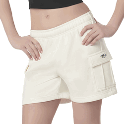 Nashville Predators NHL Kadi Cargo Fleece Shorts Bone Small