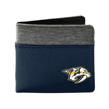 Nashville Predators Pebble BiFold Wallet NAVY