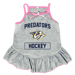 Nashville Predators Pet Dress Grey Type XSmall