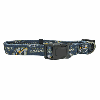 Nashville Predators Pet Team Collar Medium