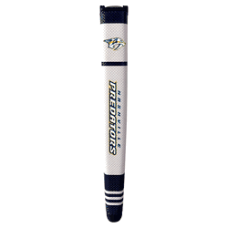 Nashville Predators Putter Grip (White with colored stripes)