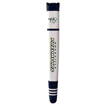 Nashville Predators Putter Grip (White with colored stripes)