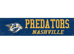 Nashville Predators Team Name 6x24 Sign