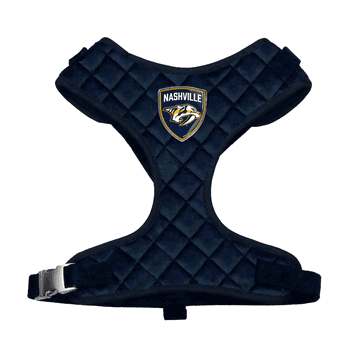 Nashville Predators Velvet Pet Harness - Large