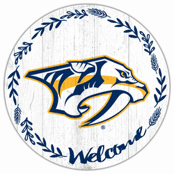 Nashville Predators Welcome 12in Circle