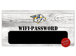 Nashville Predators Wifi Password 6x12 Sign