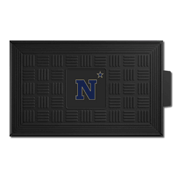 Naval Academy Heavy Duty Vinyl Medallion Door Mat - 19.5in. x 31in.