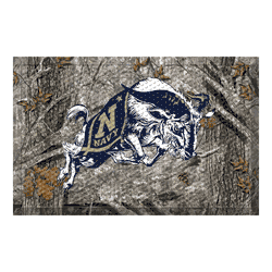 Naval Academy Rubber Scraper Camo Door Mat