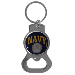 Navy Bottle Opener Key Chain