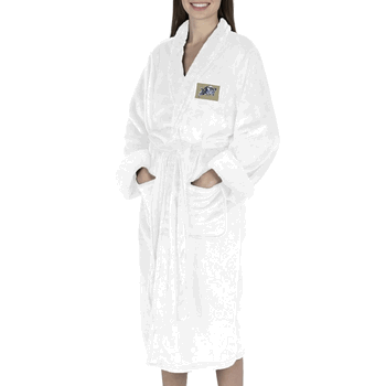 Navy Midshipmen NCAA White Out Silk Touch Robe Small/Medium