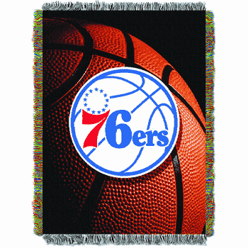 NBA Philadelphia 76ers Photo Real Tapestry Throw