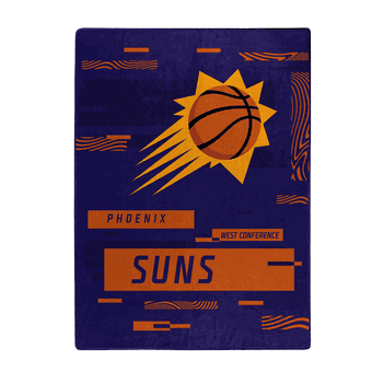 Phoenix Suns Digitize Raschel Plush Throw Blanket