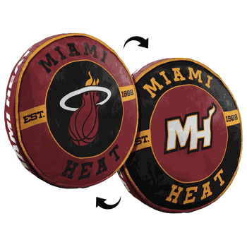 Miami Heat Cloud Pillow