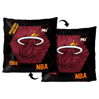 NBA Miami Heat Connector Velvet Reverse Pillow