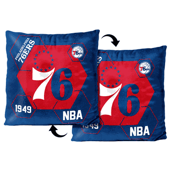 NBA Philadelphia 76ers Connector Velvet Reverse Pillow