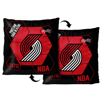 NBA Portland Trailblazers Connector Velvet Reverse Pillow