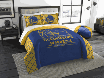 NBA Golden State Warriors Reverse Slam F/Q Comforter Set