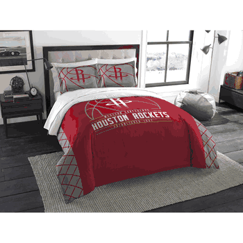 NBA Houston Rockets Reverse Slam F/Q Comforter Set