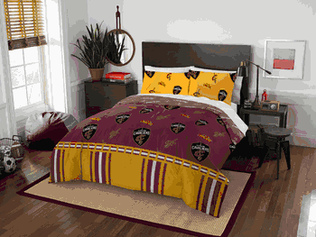 NBA Cleveland Cavaliers Rotary Queen Bed In a Bag Set