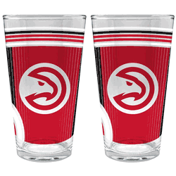 NBA Atlanta Hawks 2pc Pint Glass Set