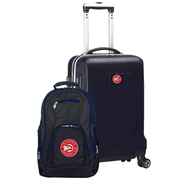 NBA Atlanta Hawks Deluxe 2-Piece Backpack & Carry-On Set
