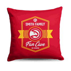 NBA Atlanta Hawks Dominion Personalized Throw Pillow 18�18 Inches