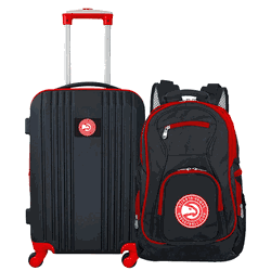 NBA Atlanta Hawks Premium 2-Piece Backpack & Carry-On Set