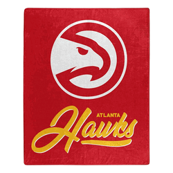 NBA Atlanta Hawks Signature Raschel Throw Blanket 50x60 Inches
