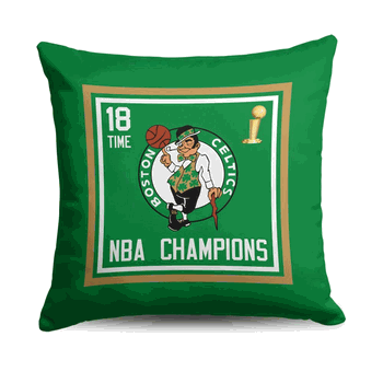 NBA Boston Celtics 2024 NBA Multi Champs Historic Throw Pillow 18 x 18 inches