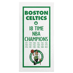 NBA Boston Celtics 2024 NBA Multi Champs Lucky Beach Towel 30 x 60 inches