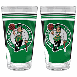 NBA Boston Celtics 2pc Pint Glass Set