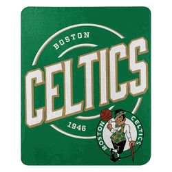NBA Boston Celtics Campaign Fleece Throw Blanket 50x60 Inches