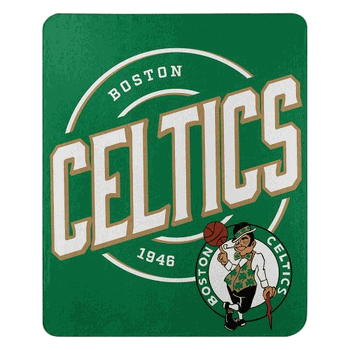 NBA Boston Celtics Campaign Fleece Throw Blanket 50x60 Inches