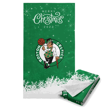 NBA Boston Celtics Christmas 2023 Beach Towel 30x60 Inches