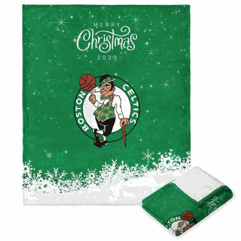 NBA Boston Celtics Christmas 2023 Silk Touch Throw Blanket 50 x 60 Inches