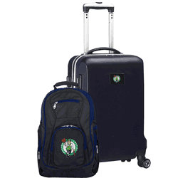 NBA Boston Celtics Deluxe 2-Piece Backpack & Carry-On Set