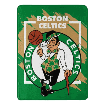 NBA Boston Celtics Dimensional Micro Raschel Throw Blanket 46x60 Inches