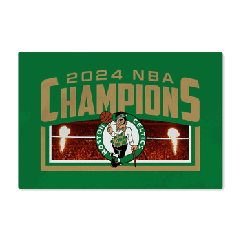 NBA Boston Celtics Gold Rise Washable Rug 20 x 32 inches