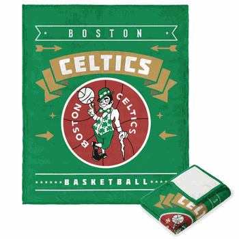 NBA Boston Celtics Hardwood Classic Silk Touch Throw Blanket 50x60 Inches