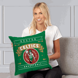NBA Boston Celtics Hardwood Classic Throw Pillow 18x18 Inches