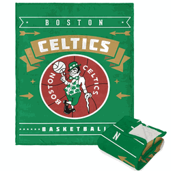 NBA Boston Celtics Hardwood Classics Silk Touch Sherpa Throw Blanket 50x60 Inches