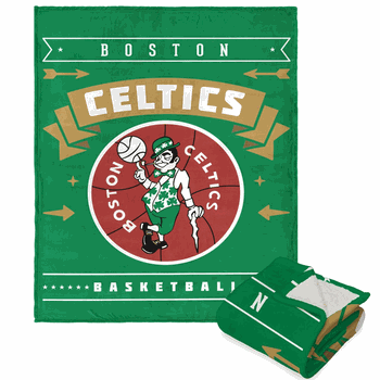 NBA Boston Celtics Hardwood Classics Silk Touch Sherpa Throw Blanket 50x60 Inches