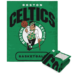 NBA Boston Celtics High Block Silk Touch Sherpa Throw 50 x 60 Inches