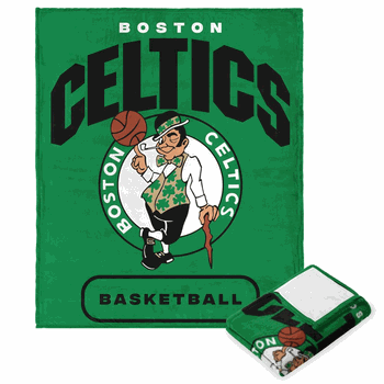 NBA Boston Celtics High Block Silk Touch Throw 50 x 60 Inches