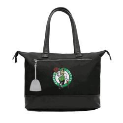 NBA Boston Celtics Laptop Tote Bag with Colored Zipper Pull Accessory