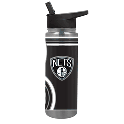 NBA Brooklyn Nets 24oz Cool Vibes Jr. Thirst Hydration Water Bottle
