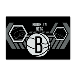 NBA Brooklyn Nets Agile Washable Rug 20 x 32 Inches