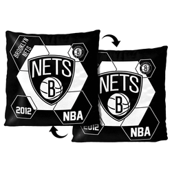 NBA Brooklyn Nets Connector Velvet Reverse Pillow