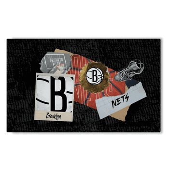 NBA Brooklyn Nets Display Washable Rug 32 x 62 Inches